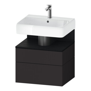 Duravit Waschtischunterschrank Qatego 59x47x59cm, E sw/gra m, 1 Kast, m B