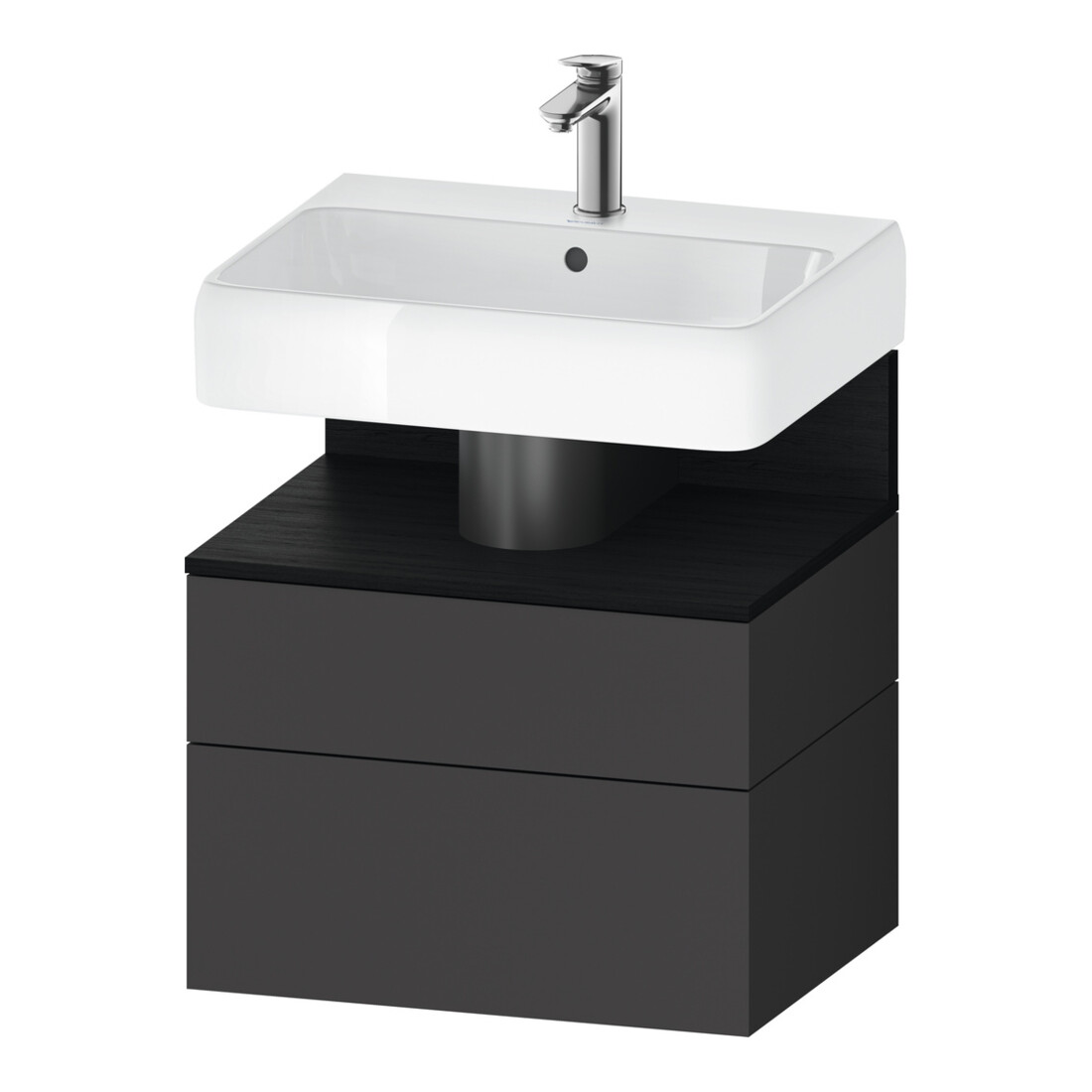 Duravit Waschtischunterschrank Qatego 59x47x59cm, E sw/gra m, 1 Kast, m B