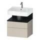 Duravit Waschtischunterschrank Qatego 59x47x59cm, E sw/tau m, 1 Kast, 1 Ausz.-1