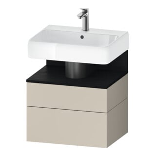 Duravit Waschtischunterschrank Qatego 59x47x59cm, E sw/tau m, 1 Kast, m B