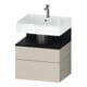 Duravit Waschtischunterschrank Qatego 59x47x59cm, E sw/tau m, 1 Kast, m B-1