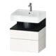 Duravit Waschtischunterschrank Qatego 59x47x59cm, E sw/we g, 1 Kast, 1 Ausz.-1