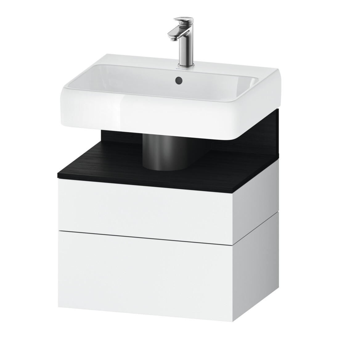 Duravit Waschtischunterschrank Qatego 59x47x59cm, E sw/we m, 1 Kast, m B