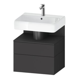 Duravit Waschtischunterschrank Qatego 59x47x59cm, gra m, 1 Kast, m Nischenb