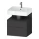Duravit Waschtischunterschrank Qatego 59x47x59cm, gra m, 1 Kast, m Nischenb-1
