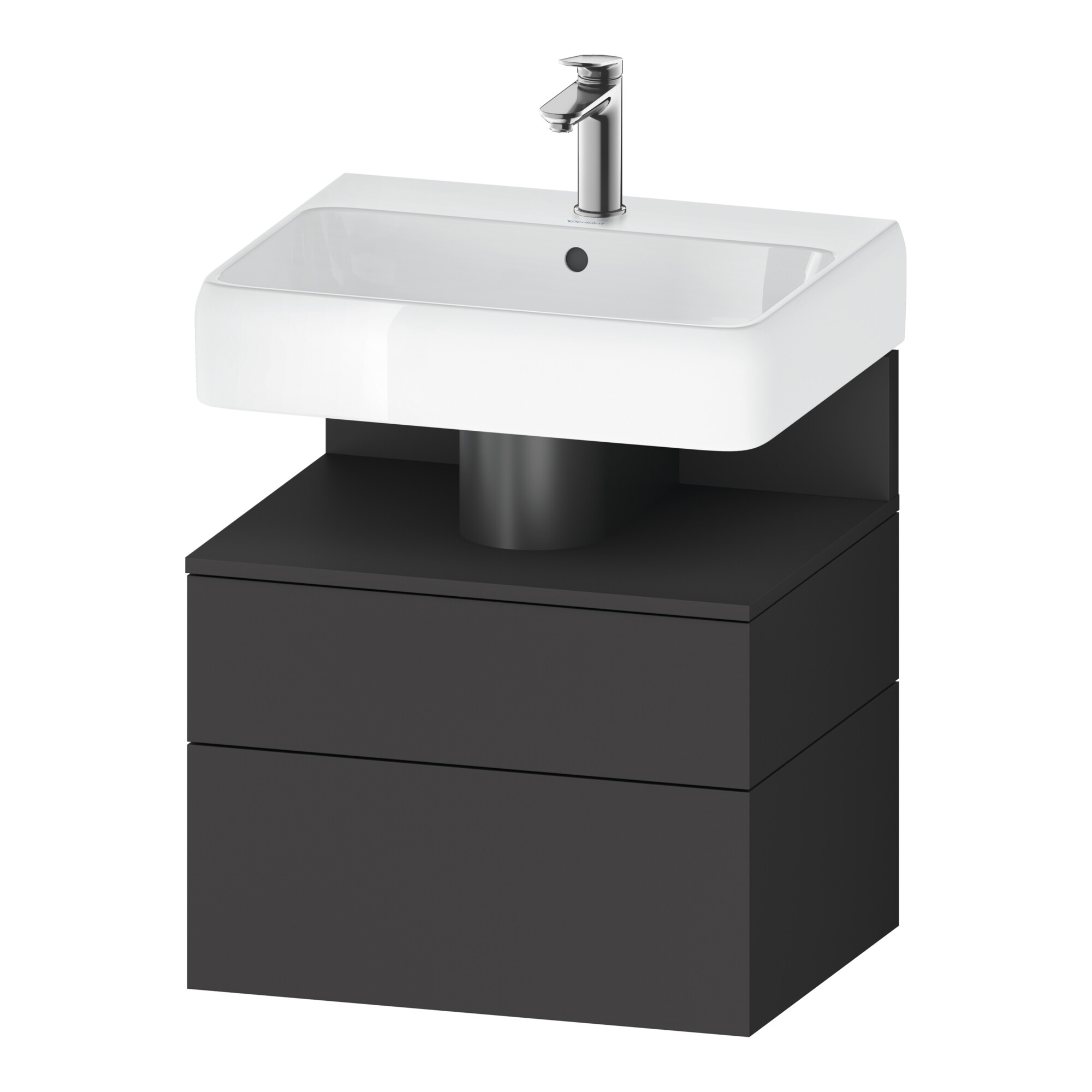 Duravit Waschtischunterschrank Qatego 59x47x59cm, gra m, 1 Kast, m Nischenb