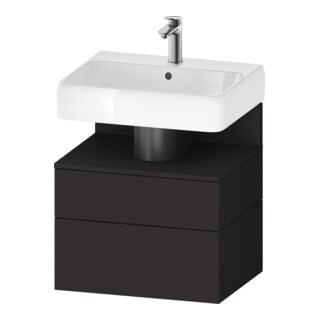 Duravit Waschtischunterschrank Qatego 59x47x59cm, gra m, 1 Schubkast., 1 Ausz.