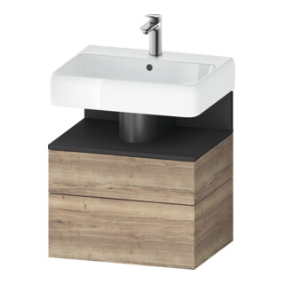 Duravit Waschtischunterschrank Qatego 59x47x59cm, gra m/E ma, 1 Kast, m B
