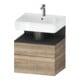 Duravit Waschtischunterschrank Qatego 59x47x59cm, gra m/E ma, 1 Kast, m B