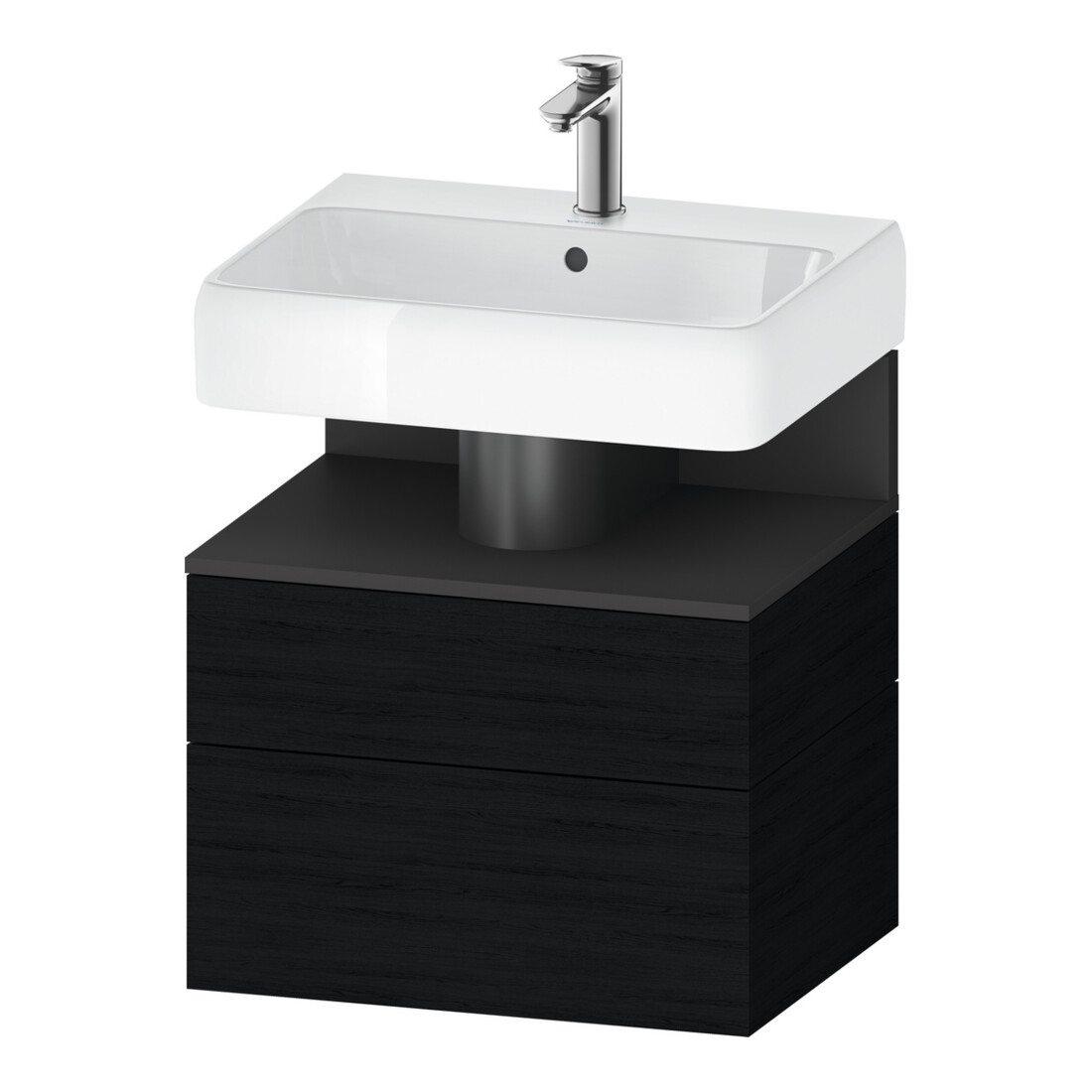 Duravit Waschtischunterschrank Qatego 59x47x59cm, gra m/E s, 1 Kast, 1 Ausz.