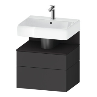 Duravit Waschtischunterschrank Qatego 59x47x59cm, gra m/Gr m, 1 Kast, m B