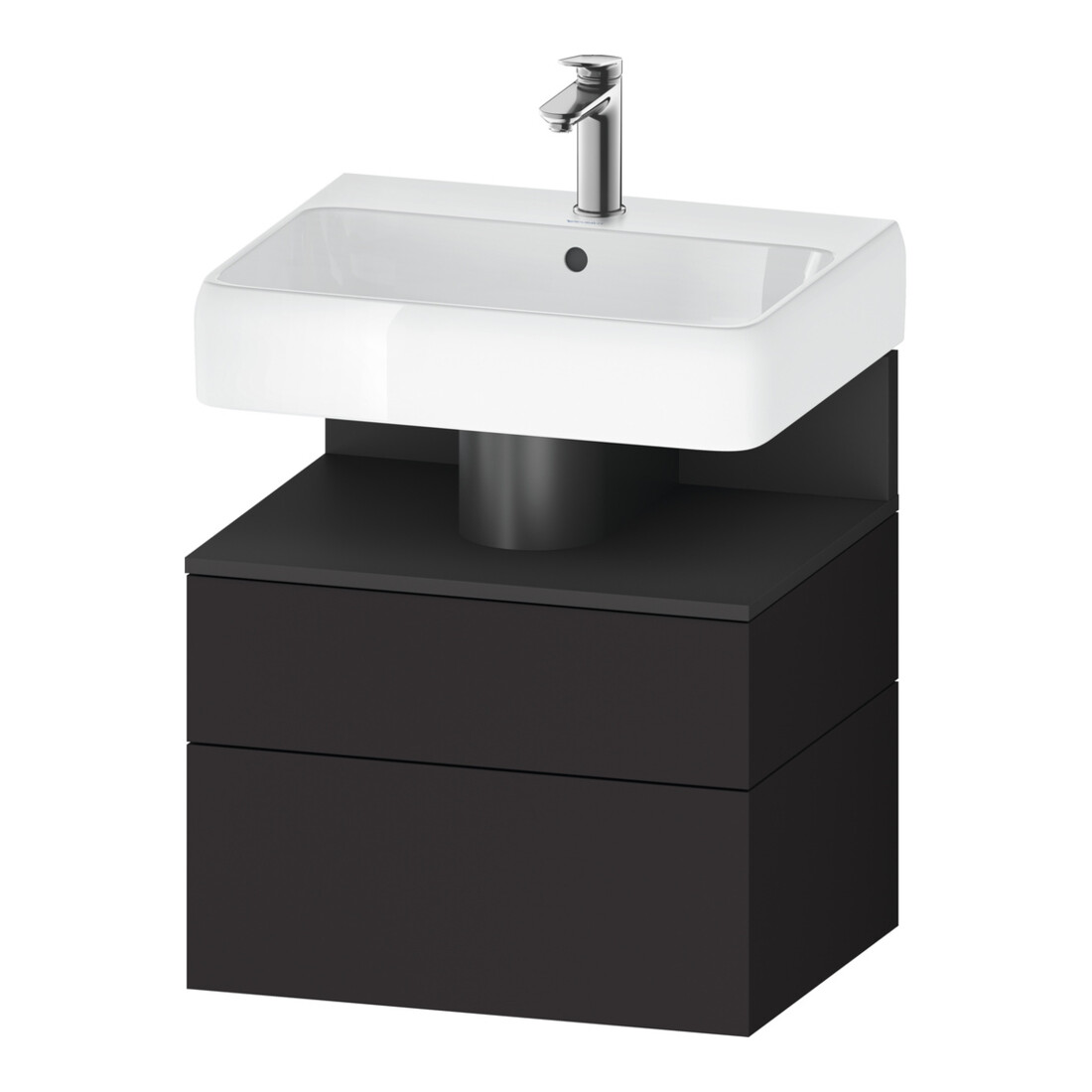Duravit Waschtischunterschrank Qatego 59x47x59cm, gra m/Gr m, 1 Kast, m B