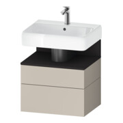 Duravit Waschtischunterschrank Qatego 59x47x59cm, gra m/ta m, 1 Kast, m B