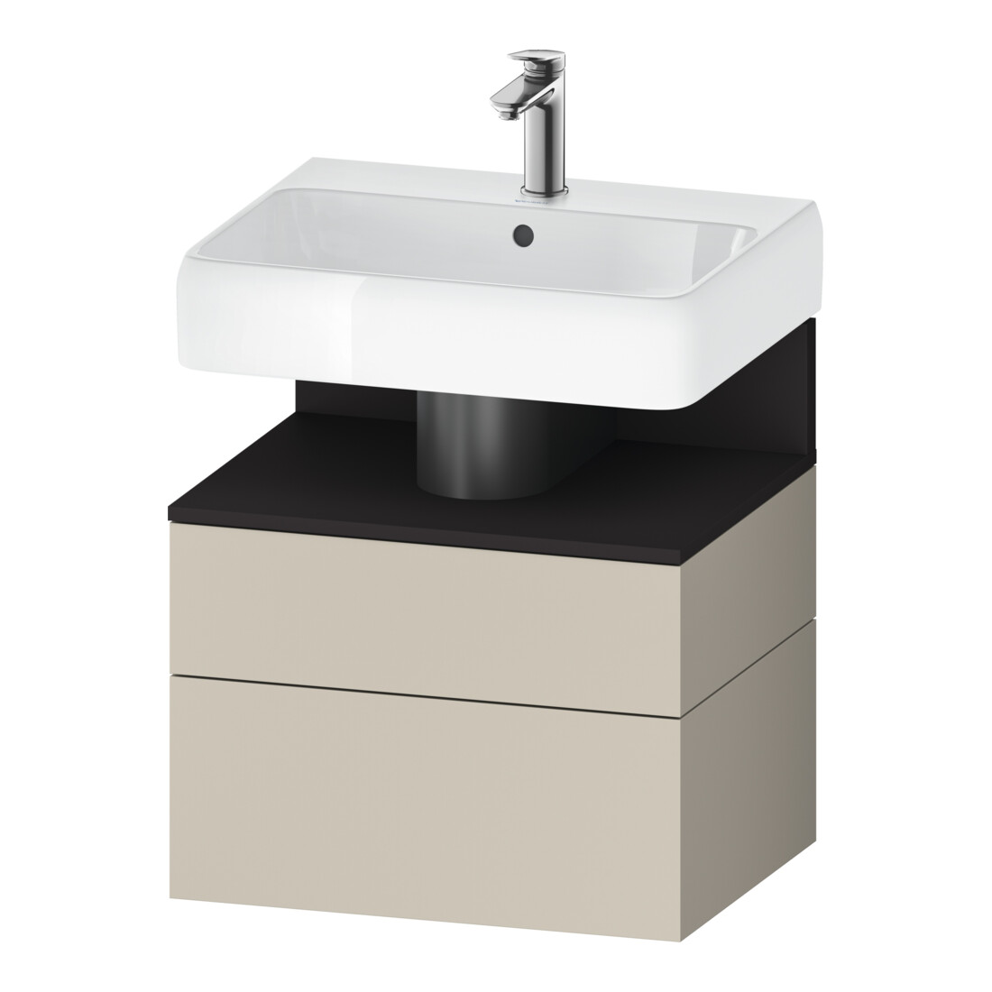 Duravit Waschtischunterschrank Qatego 59x47x59cm, gra m/ta m, 1 Kast, m B