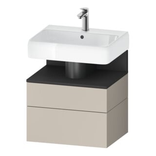 Duravit Waschtischunterschrank Qatego 59x47x59cm, gra m/ta m, 1 Kast, m B