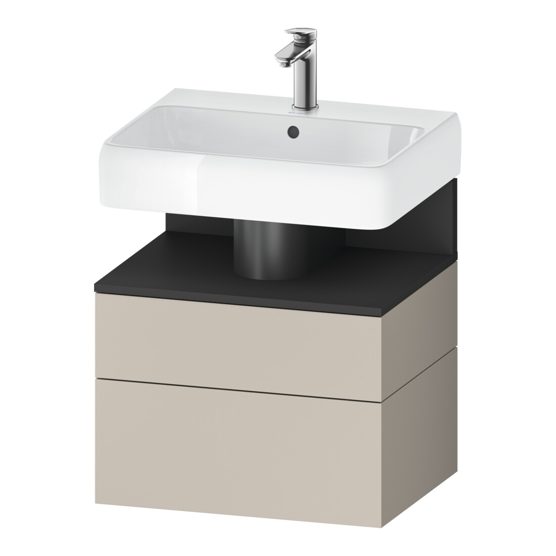 Duravit Waschtischunterschrank Qatego 59x47x59cm, gra m/ta m, 1 Kast, m B