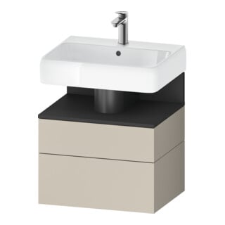 Duravit Waschtischunterschrank Qatego 59x47x59cm, gra m/ta m, 1 Kast, m B