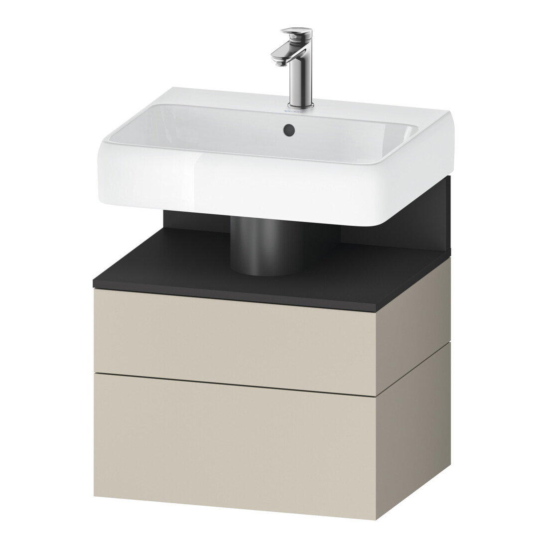 Duravit Waschtischunterschrank Qatego 59x47x59cm, gra m/ta m, 1 Kast, m B