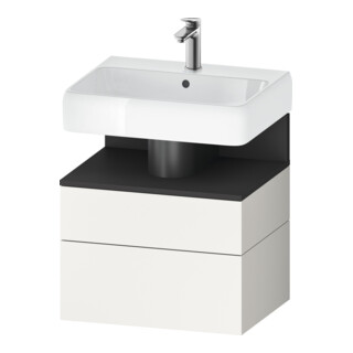 Duravit Waschtischunterschrank Qatego 59x47x59cm, gra m/we m, 1 Kast, 1 Ausz.