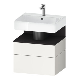 Duravit Waschtischunterschrank Qatego 59x47x59cm, gra m/we m, 1 Kast, 1 Ausz.