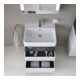 Duravit Waschtischunterschrank Qatego 59x47x59cm, gra m/we m, 1 Kast, m B