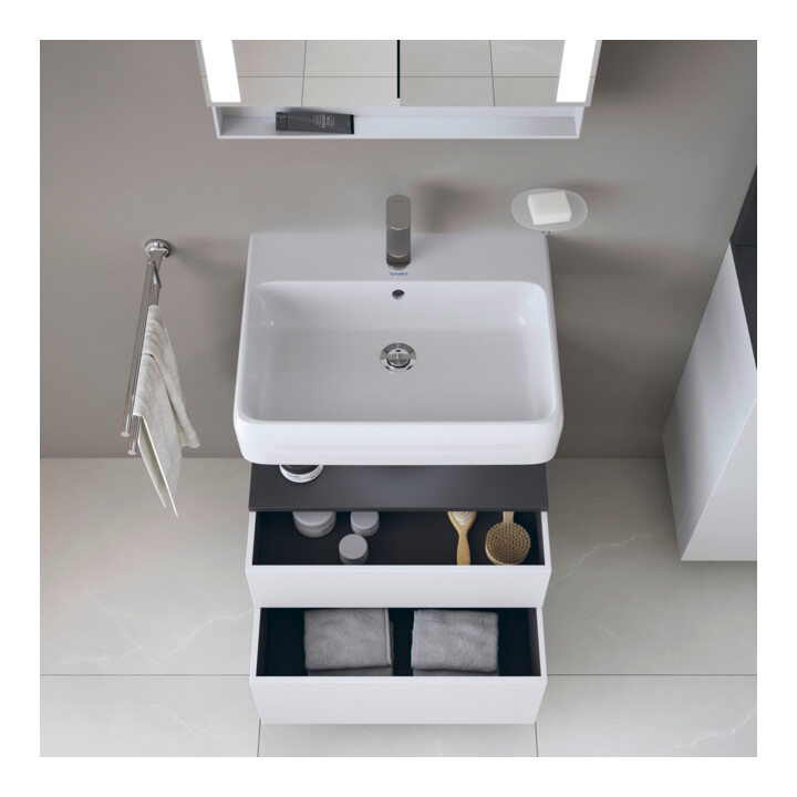 Duravit Waschtischunterschrank Qatego 59x47x59cm, gra m/we m, 1 Kast, m B