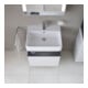 Duravit Waschtischunterschrank Qatego 59x47x59cm, gra m/we m, 1 Kast, m B