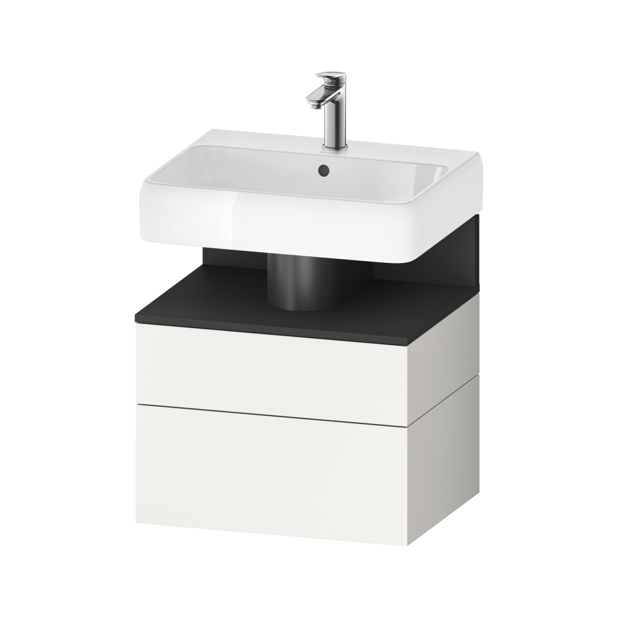 Duravit Waschtischunterschrank Qatego 59x47x59cm, gra m/we m, 1 Kast, m B