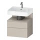 Duravit Waschtischunterschrank Qatego 59x47x59cm, T m, 1 Kast, m Nischenb-1