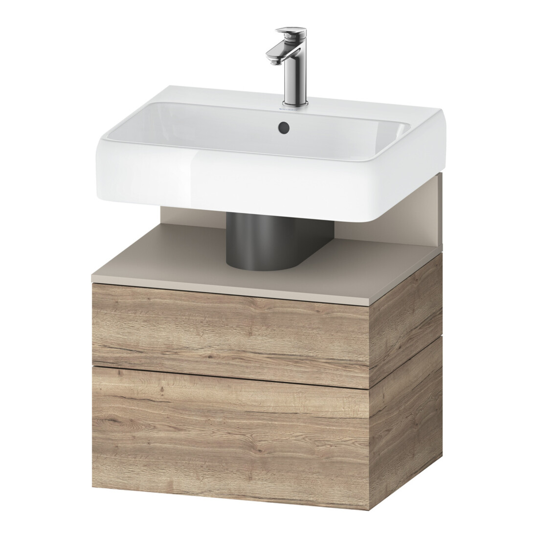 Duravit Waschtischunterschrank Qatego 59x47x59cm, T m/E ma, 1 Kast, m Nischenb
