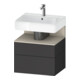 Duravit Waschtischunterschrank Qatego 59x47x59cm, T m/Gr m, 1 Kast, 1 Ausz.-1