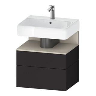 Duravit Waschtischunterschrank Qatego 59x47x59cm, T m/Gr m, 1 Kast, 1 Ausz.
