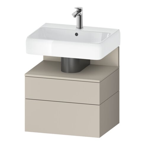 Duravit Waschtischunterschrank Qatego 59x47x59cm, T m/ta m, 1 Kast, 1 Ausz.