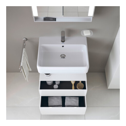 Duravit Waschtischunterschrank Qatego 59x47x59cm, w g, 1 Kast, m Nischenb