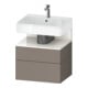 Duravit Waschtischunterschrank Qatego 59x47x59cm, w g/b m, 1 Kast, m Nischenb-1
