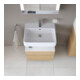 Duravit Waschtischunterschrank Qatego 59x47x59cm, w g/Ei N, 1 Kast, m Nischenb