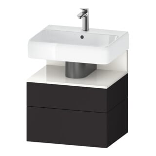 Duravit Waschtischunterschrank Qatego 59x47x59cm, w g/Gra m, 1 Kast, m B