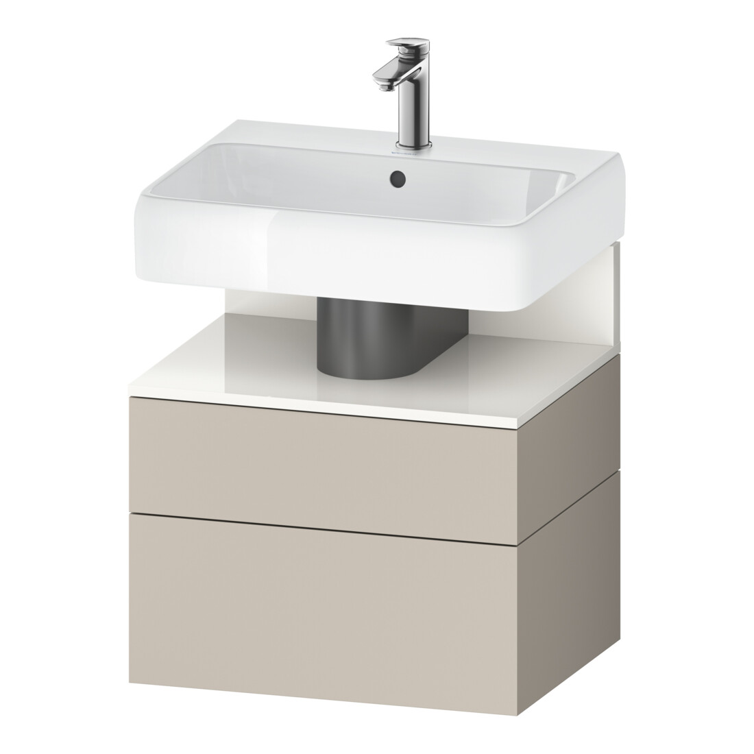 Duravit Waschtischunterschrank Qatego 59x47x59cm, w g/tau m, 1 Kast, 1 Ausz.