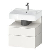 Duravit Waschtischunterschrank Qatego 59x47x59cm, w m, 1 Schubkast., 1 Ausz.