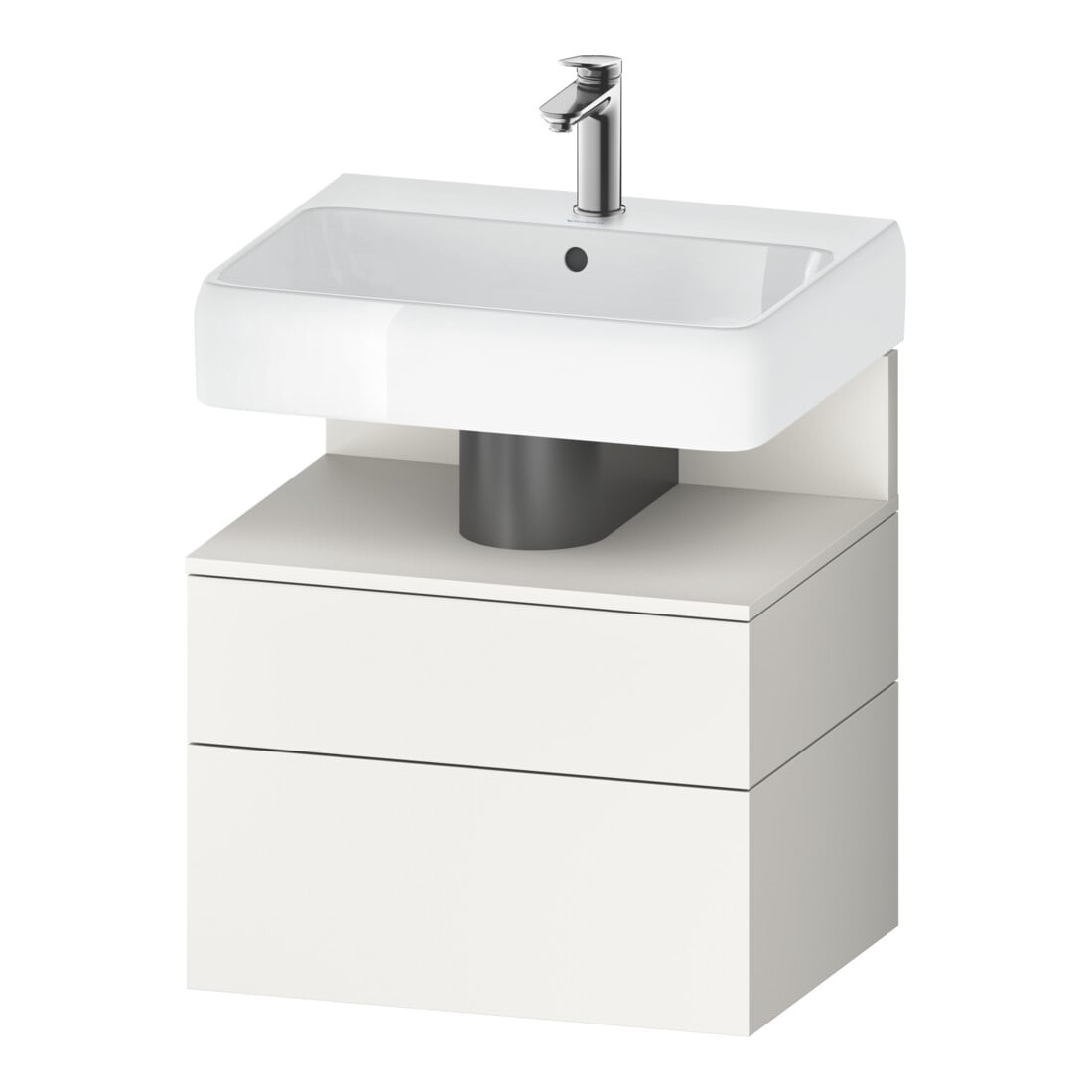Duravit Waschtischunterschrank Qatego 59x47x59cm, w m, 1 Schubkast., 1 Ausz.