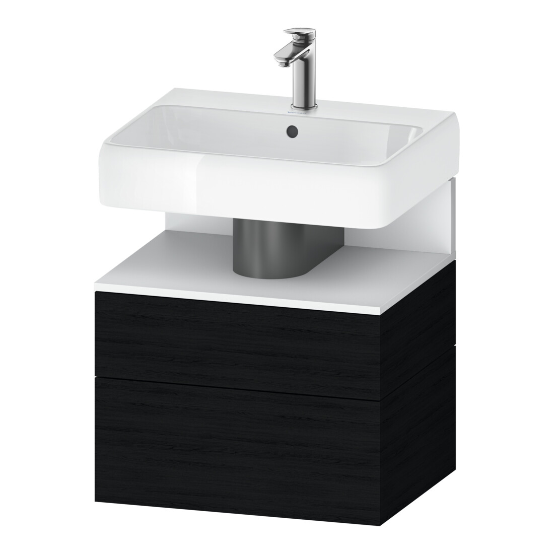 Duravit Waschtischunterschrank Qatego 59x47x59cm, w m/E s, 1 Kast, m Nischenb
