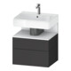Duravit Waschtischunterschrank Qatego 59x47x59cm, w m/Gr m, 1 Kast, 1 Ausz.-1
