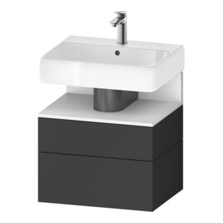 Duravit Waschtischunterschrank Qatego 59x47x59cm, w m/Gr m, 1 Kast, m Nischenb