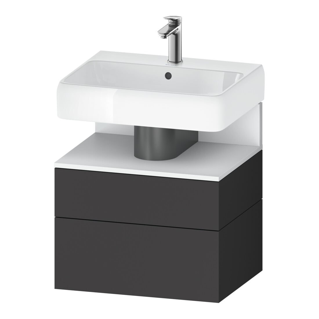 Duravit Waschtischunterschrank Qatego 59x47x59cm, w m/Gr m, 1 Kast, m Nischenb