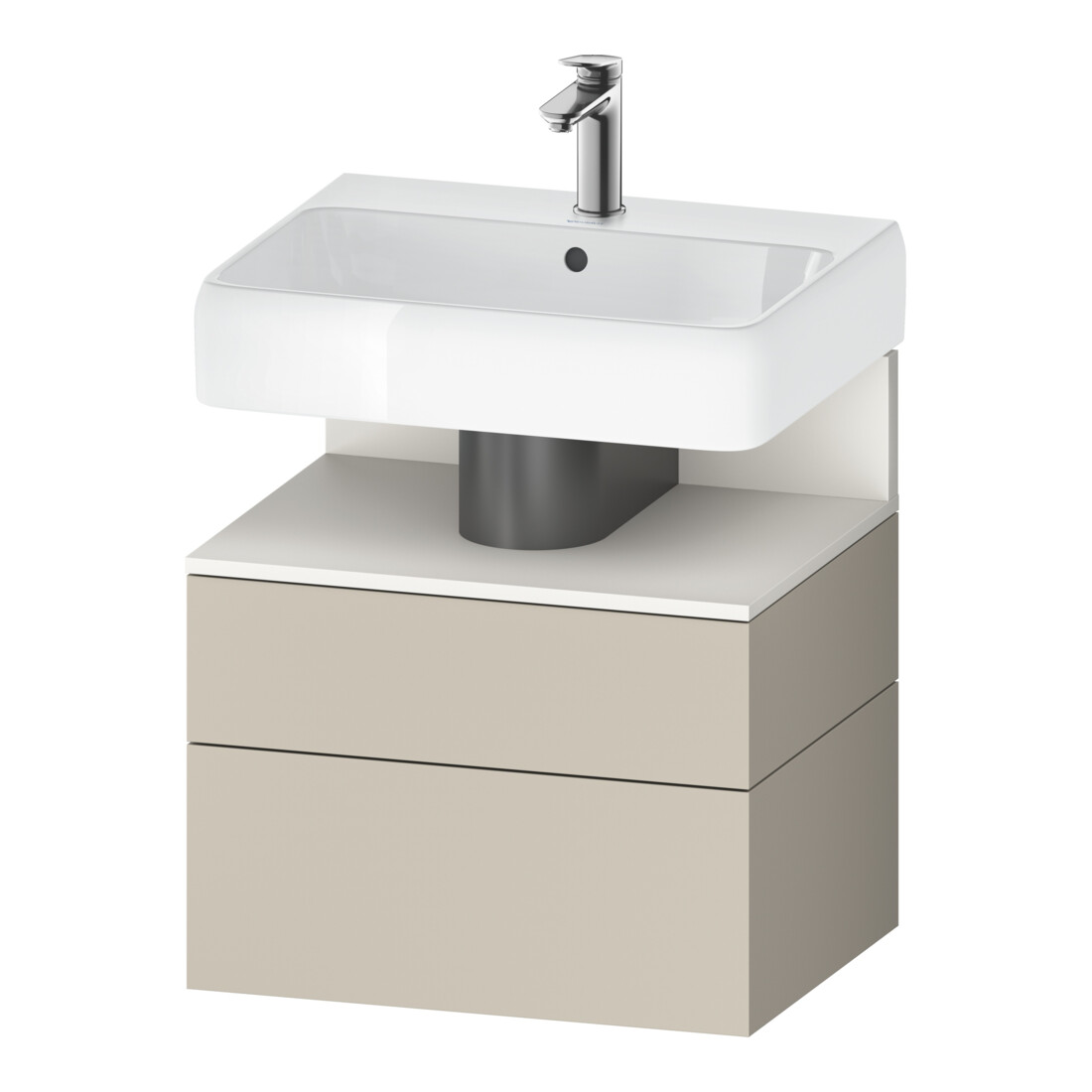 Duravit Waschtischunterschrank Qatego 59x47x59cm, w m/ta m, 1 Kast, 1 Ausz.