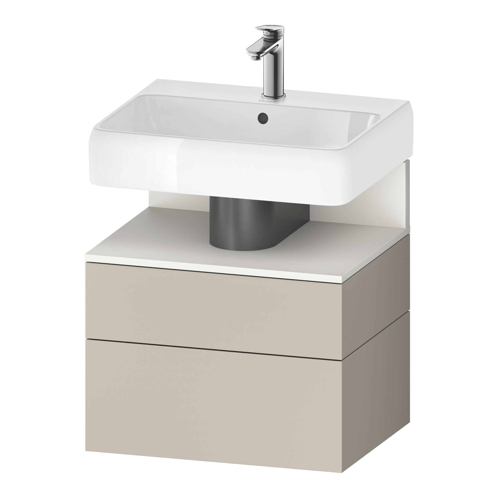 Duravit Waschtischunterschrank Qatego 59x47x59cm, w m/ta m, 1 Kast, m Nischenb