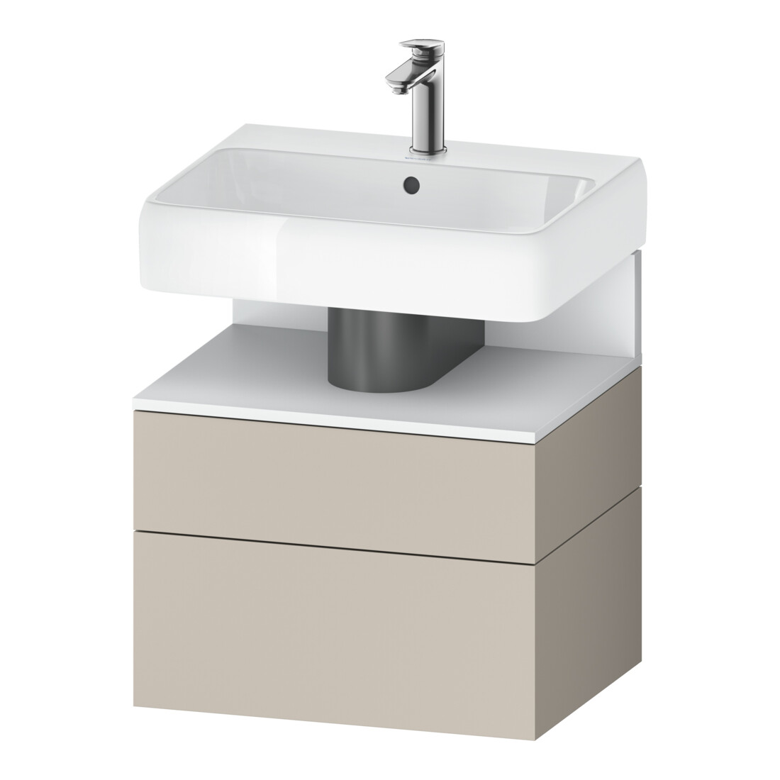 Duravit Waschtischunterschrank Qatego 59x47x59cm, w m/ta m, 1 Kast, m Nischenb