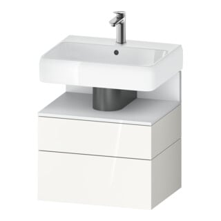 Duravit Waschtischunterschrank Qatego 59x47x59cm, w m/we g, 1 Kast, 1 Ausz.