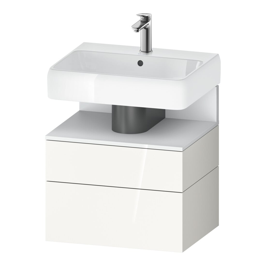Duravit Waschtischunterschrank Qatego 59x47x59cm, w m/we g, 1 Kast, 1 Ausz.