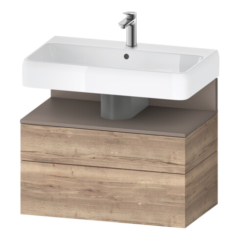 Duravit Waschtischunterschrank Qatego 79x47x59cm, ba m/E ma, 1 Kast, 1 Ausz.